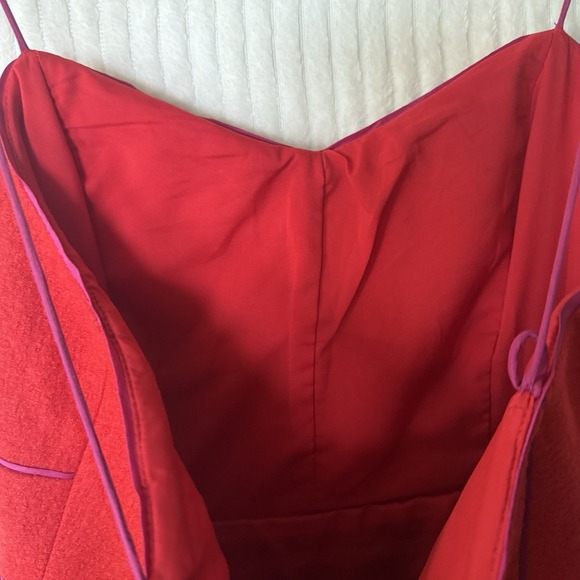 Banana Republic Red Wool Rayon Boucle Pencil Dress Size 8 NWT $130 - Picture 10 of 14